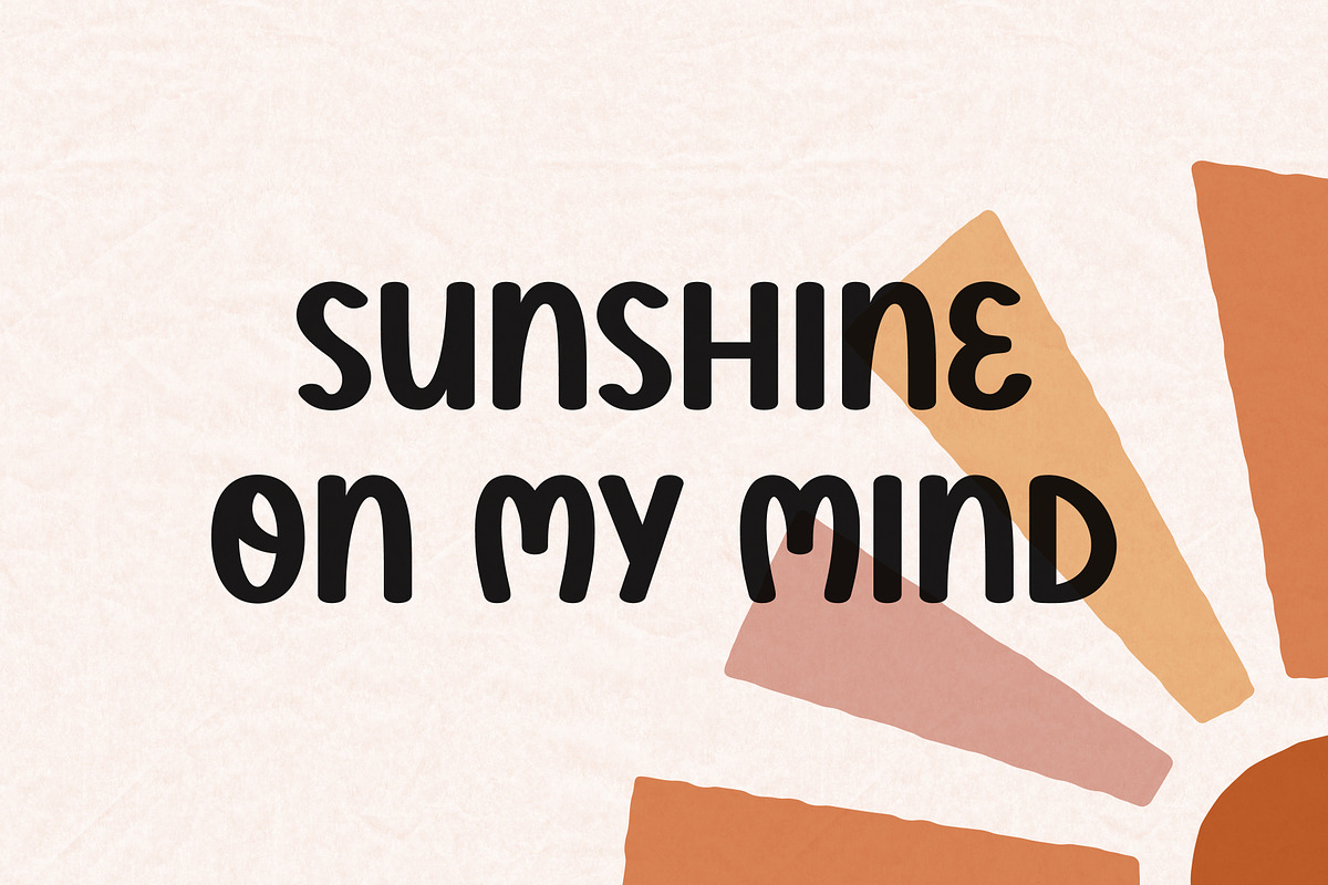 Sunset Lovers - Playful Font preview 7