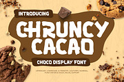 Chruncy Cacao - Choco Display Font, a Sans Serif Font by productype1 (Thumbnail 1 of 10)