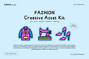 100+ Fashion Icons, Pattern, Poster, an Object Illustration by digitalsbydepi (Thumbnail 1 of 17)
