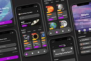 Spacion - Space Academy Quiz UI App, an App Template by trabaskriya (Thumbnail 4 of 5)