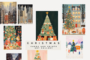 -30% CHRISTMAS CARDS / PRINTS, a Background Graphic by Lana Elanor (Thumbnail 5 of 9)