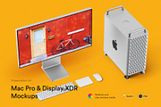 Apple Mac Pro & Display XDR Mockups, a Product Mockup by ls.graphics (Thumbnail 1 of 14)
