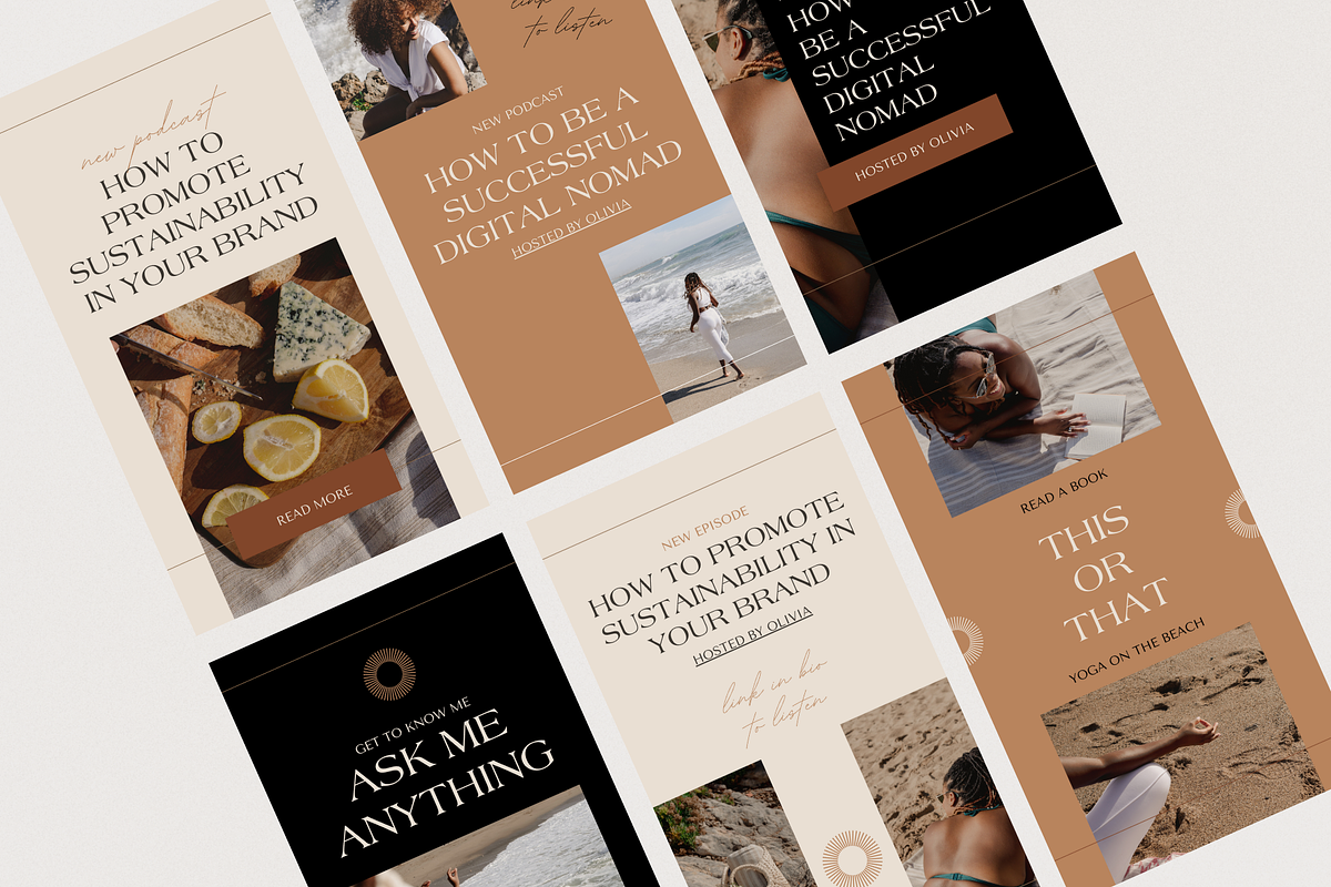 Bela | Podcast Canva Template, a Social Media Template by With Faith & Love (Photo 10 of 12)