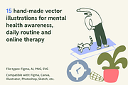 Self Care and Mental Health, a Healthcare Illustration by Somewhat Brilliant (Thumbnail 2 of 6)