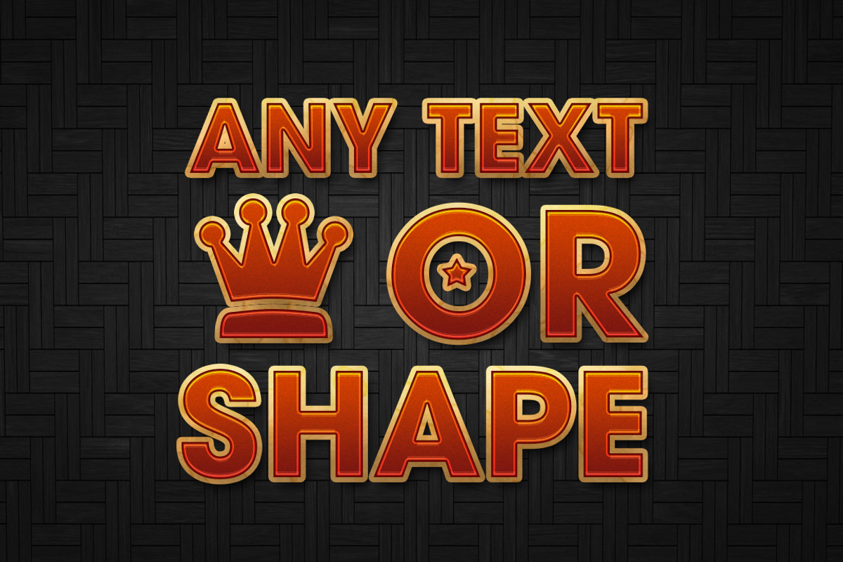 3D Retro effect, a Layer Style Add-On by Chuhe86 (Photo 2 of 3)