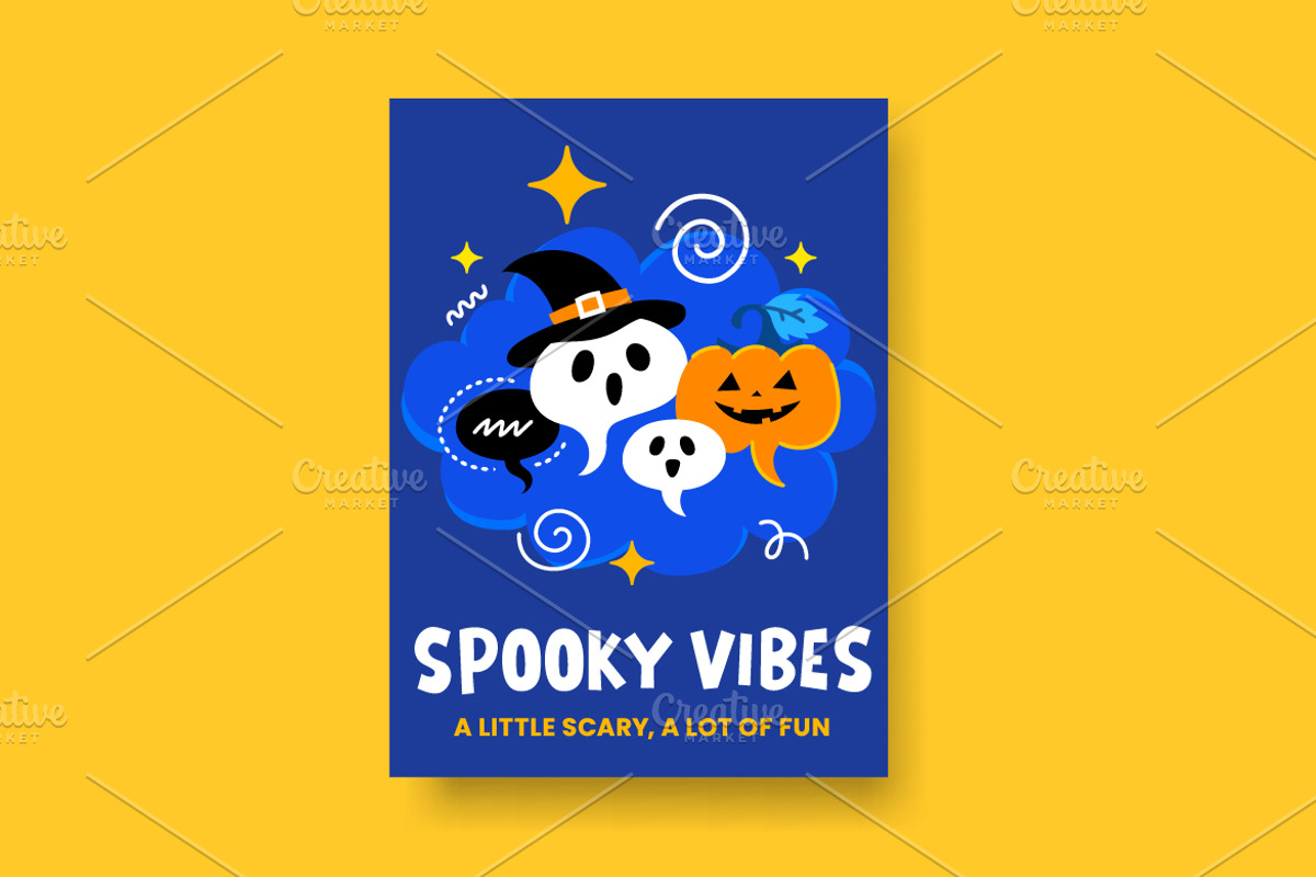 Happy Halloween | Posters Set, a Seasonal Illustration by wowomnom (Photo 2 of 4)