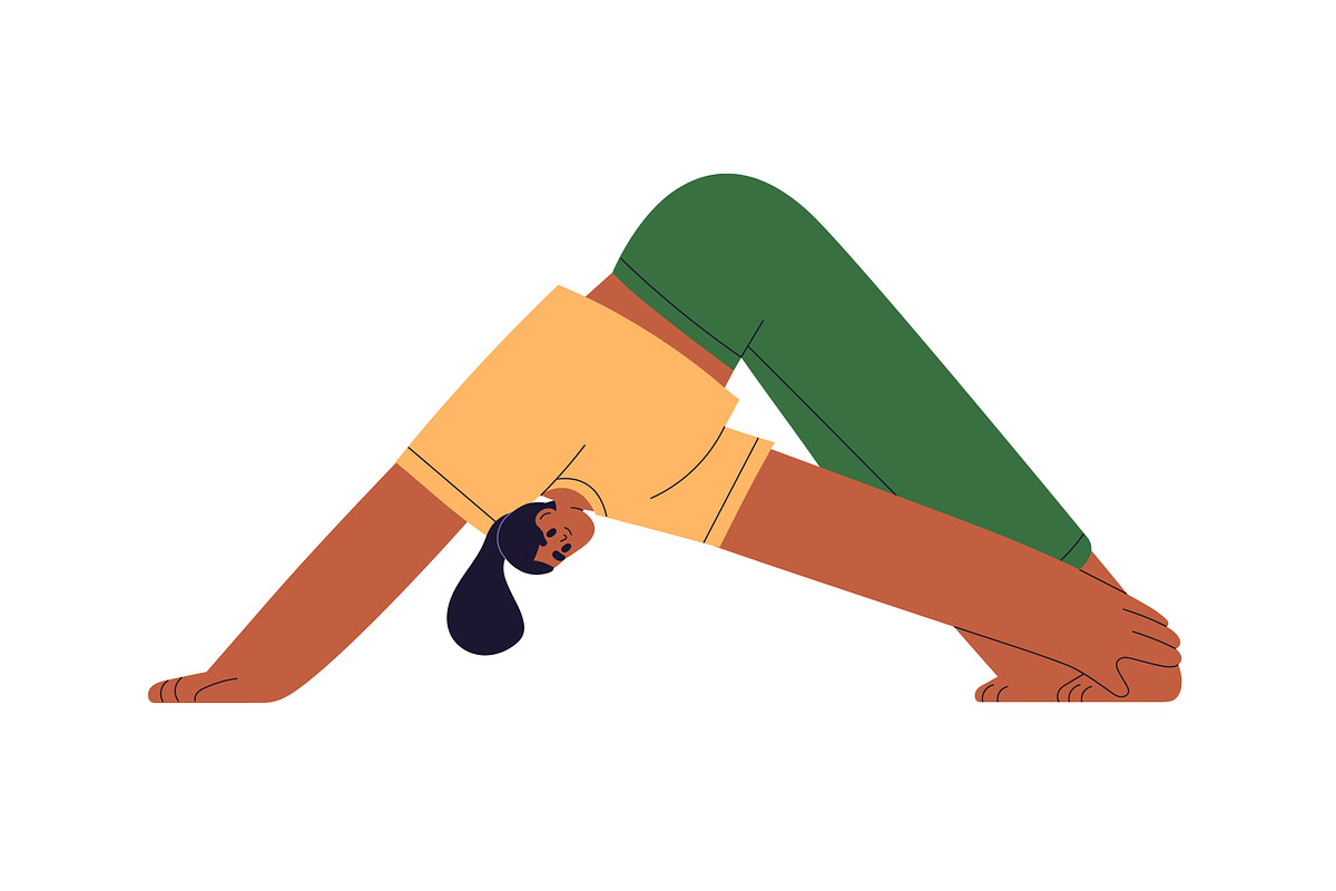 Women exercising in yoga asanas set, a Sport Illustration by Good Studio (Photo 10 of 13)