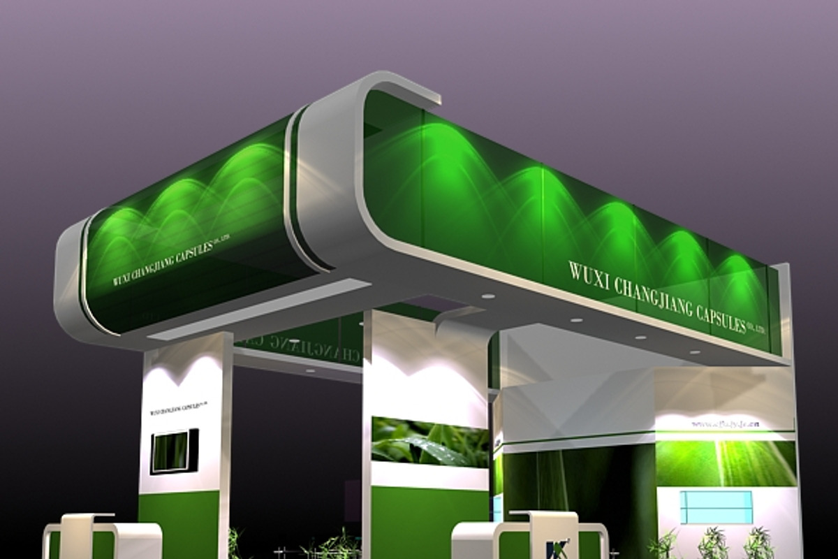 4 Exhibit Booth Design for TradeShow, an Architecture 3D Model by VisualCG (Photo 4 of 28)