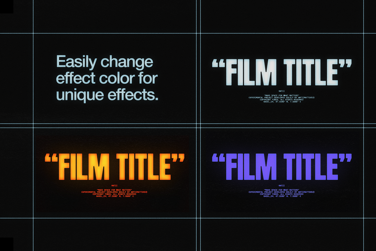 Film Title Glow - Figma Text Effect, a Marketing Template by ANTIIMATTERS (Photo 3 of 5)
