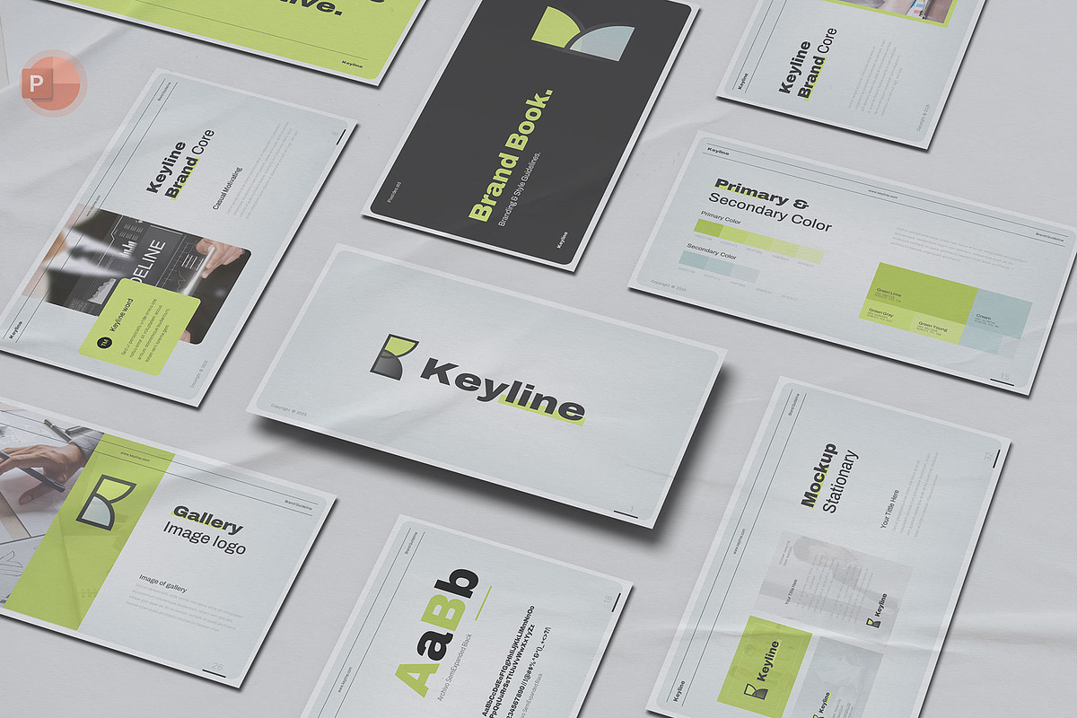 Brand Guidelines PowerPoint, a Presentation Template by Pixslides (Photo 1 of 5)