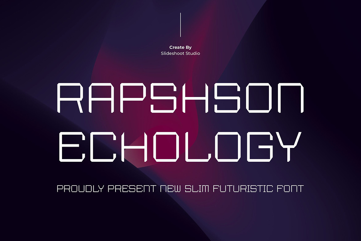 Raphson Ecology || Futuristic Displa, a Sans Serif Font by Idea Studio (Photo 1 of 5)