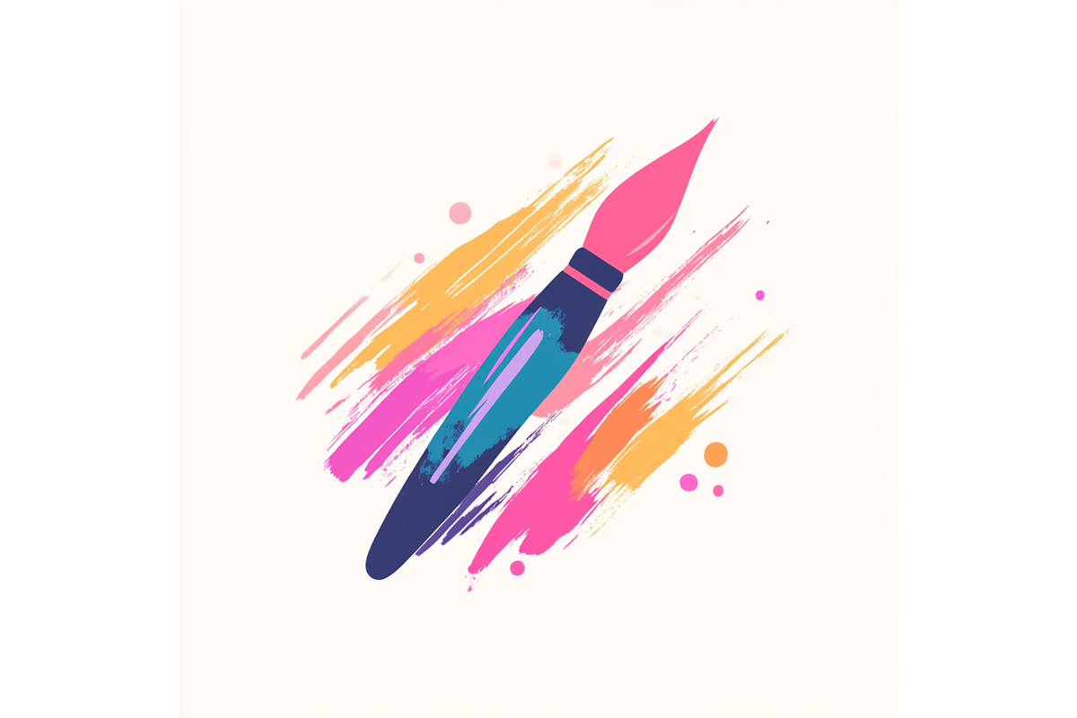 Prompt Summer Brushstroke Clipart, a Decorative Illustration by Creative design (Photo 4 of 7)