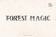 Dark Forest Uppercase Font, a Font by saturday.sketch (Thumbnail 7 of 10)