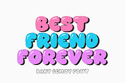 Baby Gemoy - Playful Bubble Font, a Handwritten Font by Typebae (Thumbnail 3 of 8)