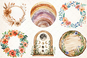 Baby Monthly Milestones Clipart, an Illustration by DreamCafeArt (Thumbnail 3 of 7)
