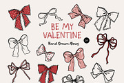 BE MY VALENTINE romantic line art, a Decorative Illustration by long summer (Thumbnail 7 of 14)