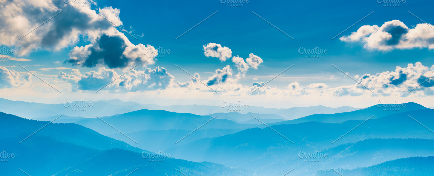 Blue mountains landscape, a Nature Photo by Vapi