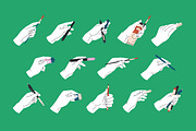 Artist hands holding stationery set, a Person Illustration by PaperTrident (Thumbnail 1 of 8)