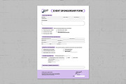 Event Sponsorship Form Template, a Stationery Template by BrandPacks (Thumbnail 4 of 4)