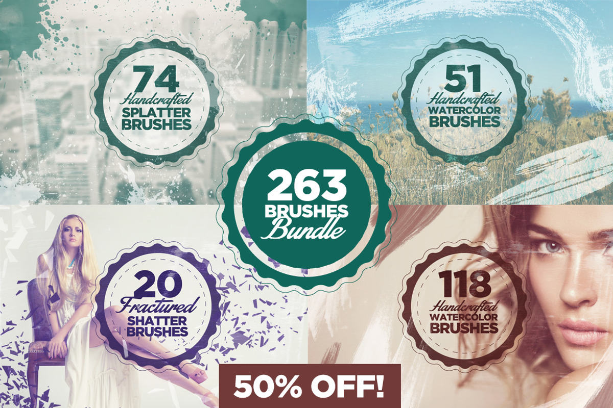 263 Brushes Bundle - 50% OFF!