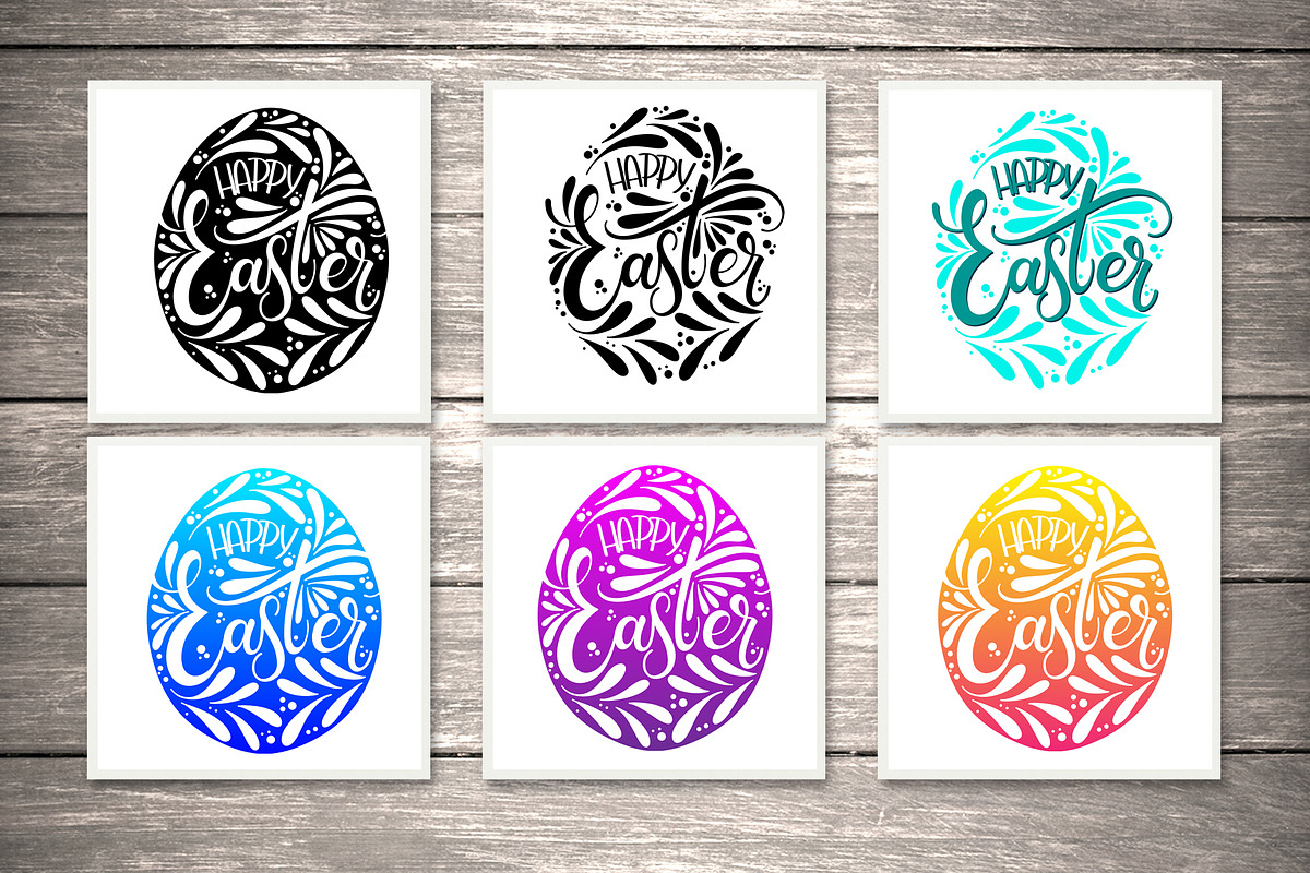 Easter Quotes Lettering Set, a Decorative Illustration by Kandella's Art (Photo 5 of 5)