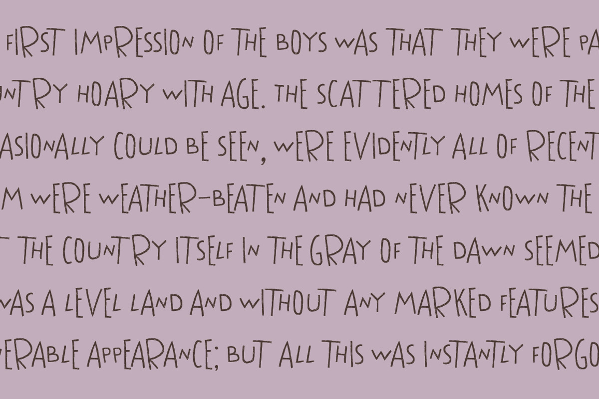 Nervatica Font Family preview 5