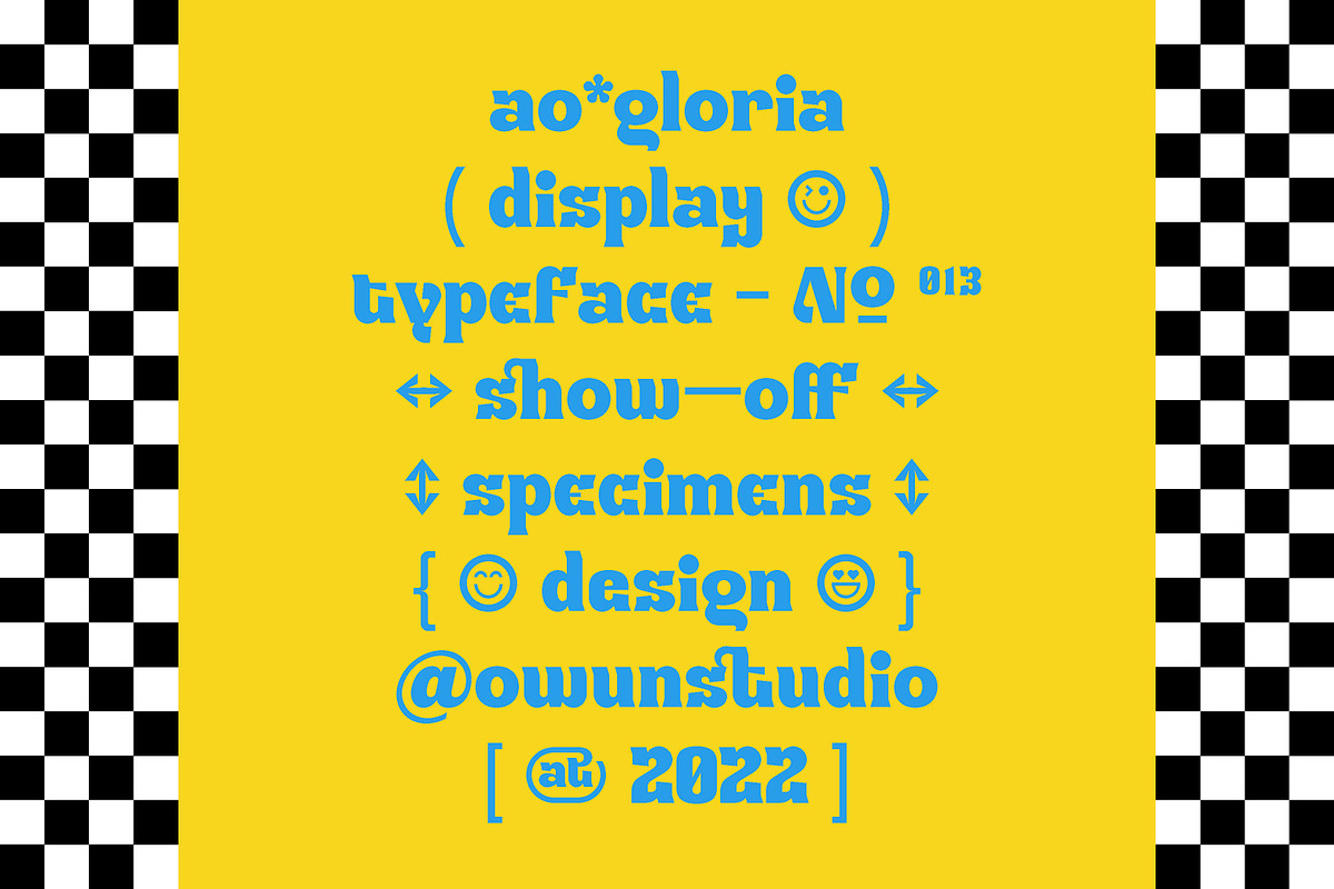 AO Gloria - Display Font, a Font by OwunStudio (Photo 8 of 21)