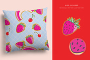 Strawberries & Cherries Graphics Set, a Graphic by Youandigraphics (Thumbnail 8 of 15)