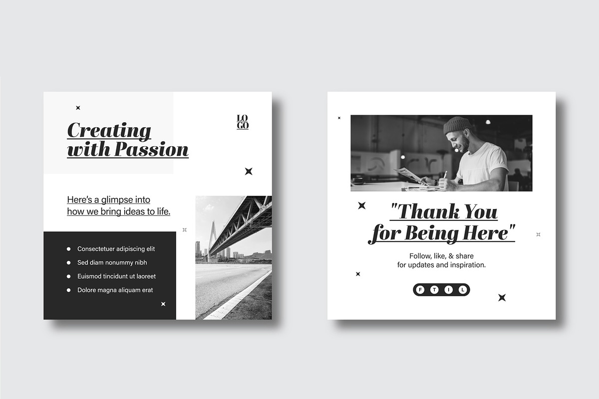 Modern Minimalist Social Media Post, a Social Media Template by MightyDesign (Photo 5 of 8)