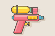 Water Gun, an Illustration by Sunbzy (Thumbnail 2 of 5)