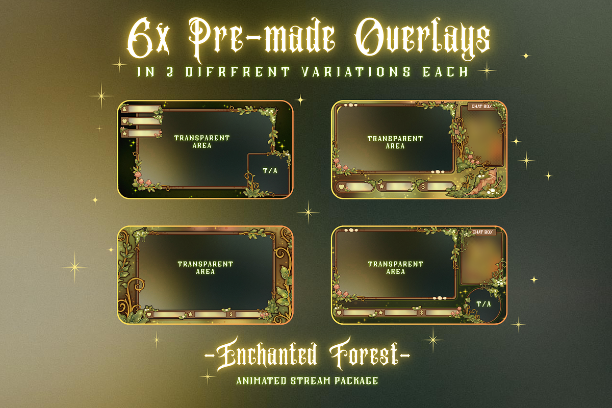 Enchanted Forest Stream Package, a Design Template by TheDoodleSweets (Photo 3 of 8)