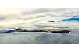 Panoramic aerial view of Easter Island Rapa Nui, a Nature Photo by Leonid Andronov