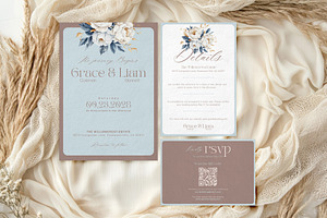 Wedding Invitation Set Canva