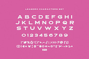 Leandro Modern Sans, a Sans Serif Font by 160 Studio (Thumbnail 4 of 11)
