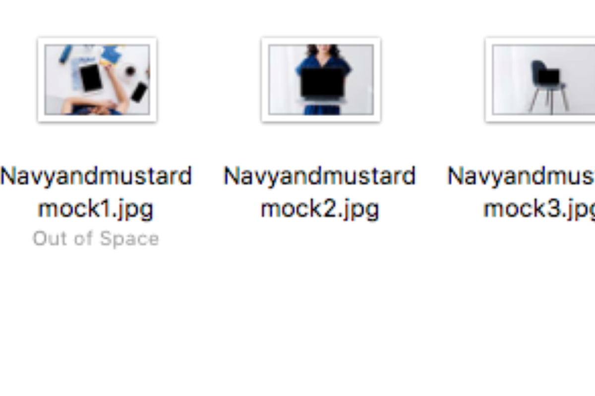 Navy & Mustard Bosses Mockups, an iPhone Mockup by Ivory Mix (Photo 2 of 2)