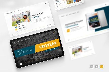 Construction Google Slide, a Presentation Template by Annora Studio