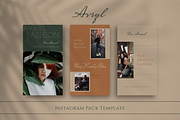 Avryl Story & Feed Instagram Templat, a Social Media Template by Inkofert (Thumbnail 8 of 12)