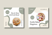 Bakery Shop Social Media Template, a Social Media Template by MightyDesign (Thumbnail 4 of 8)