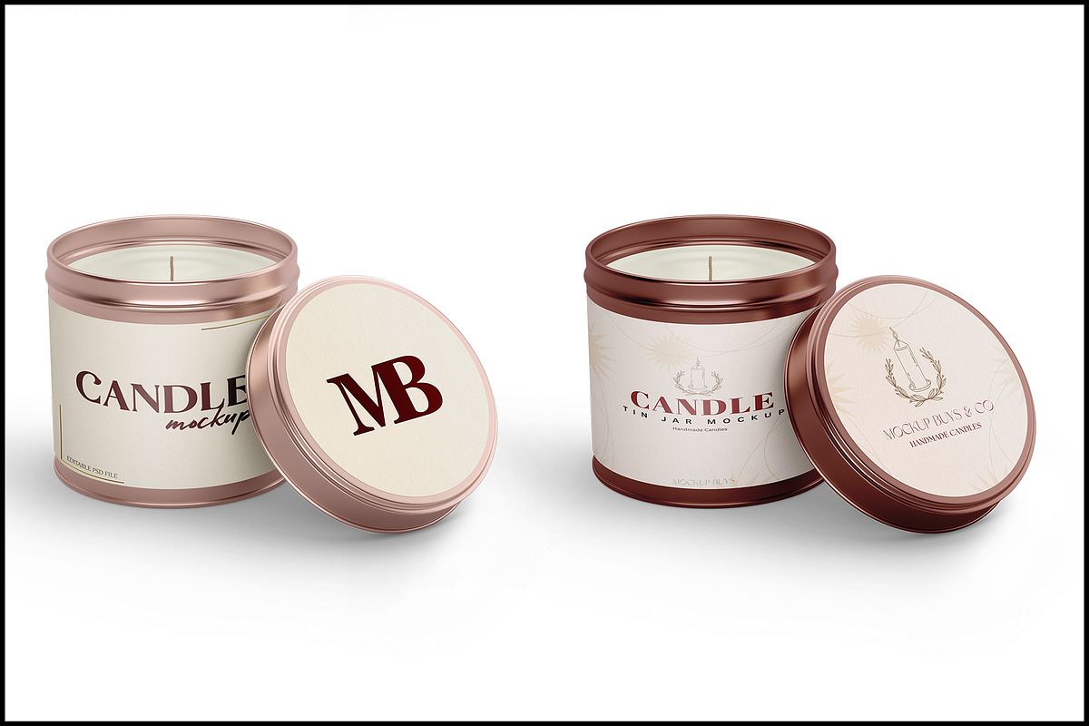 Candle Tin Jar Mockup, a Product Mockup by mockupbuys (Photo 2 of 5)