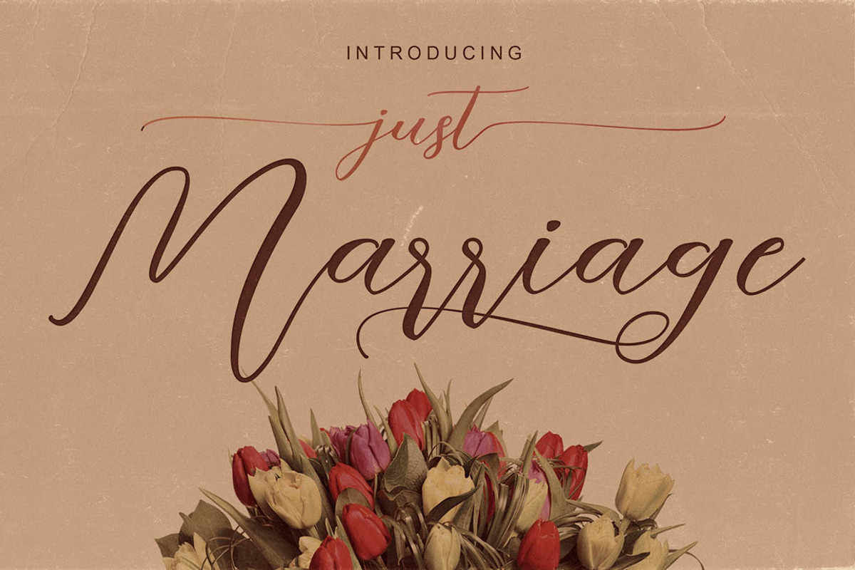 Just Marriage Font Duo preview 2