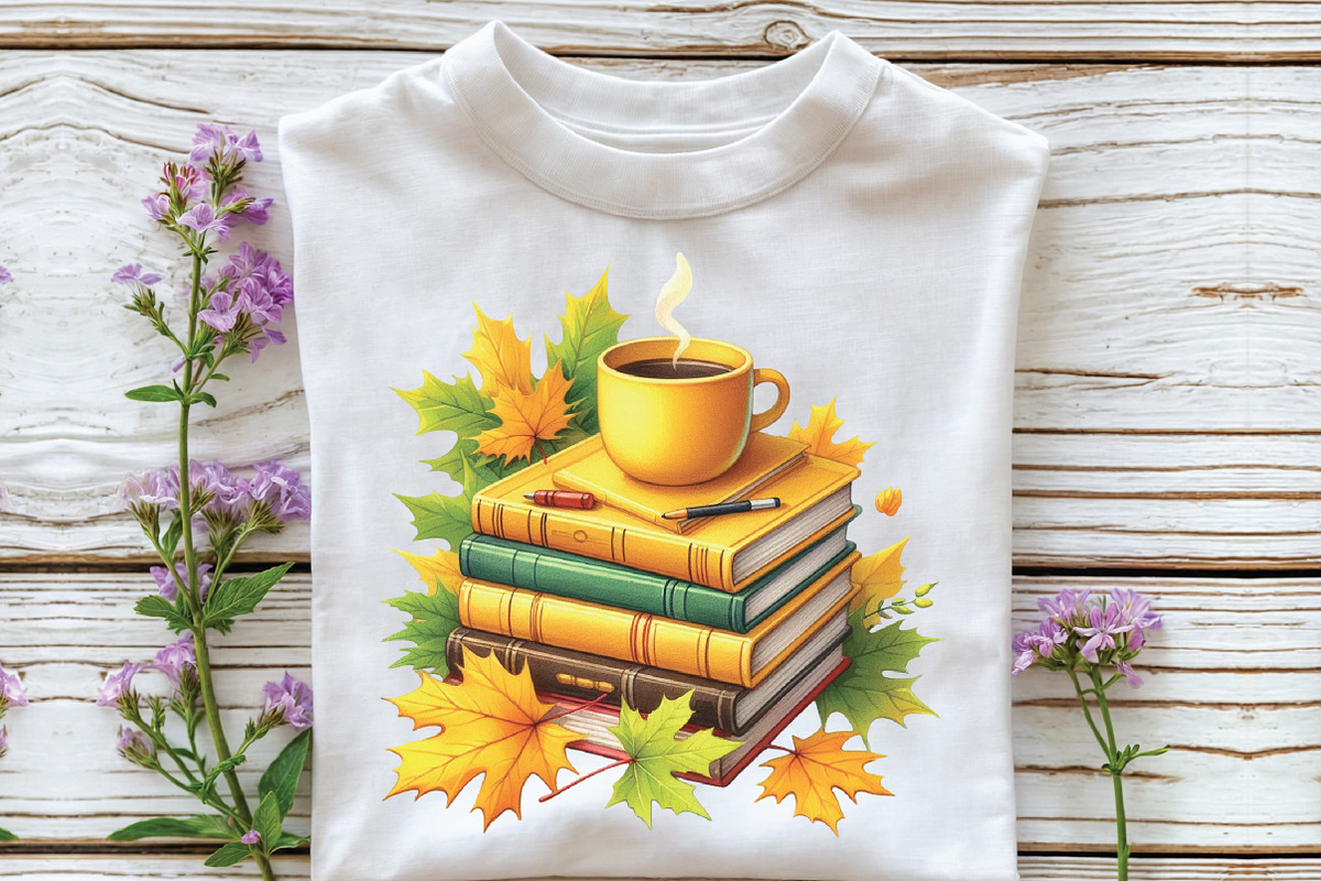 Watercolor Yellow & Green Autumn PNG, an Illustration by CraftArtStudio (Photo 6 of 6)