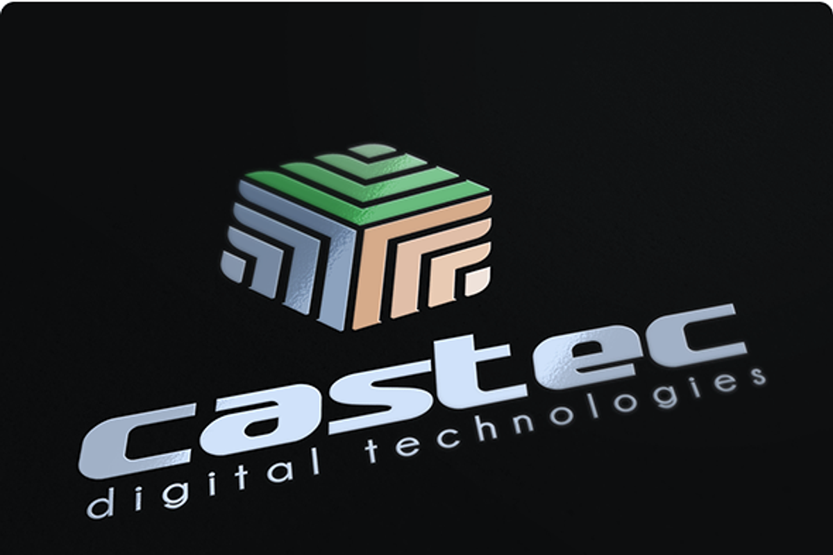 Castec Technologies Logo Design, a Branding & Logo Template by free2fonts (Photo 2 of 5)