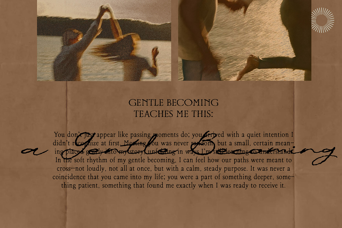 Gentle Becoming -Textured Serif Script