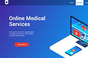 Isometric landing page template, an iPhone Mockup by Genestro Shop (Thumbnail 4 of 5)