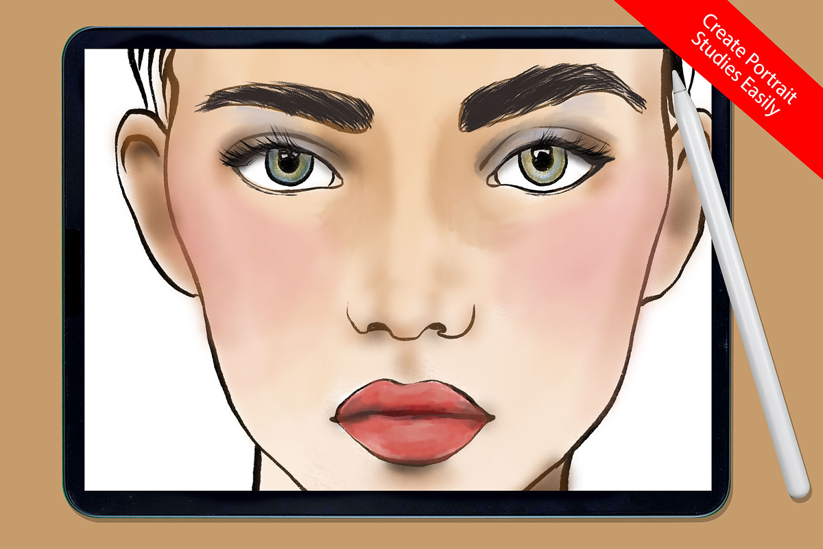 Procreate Makeup Brush Set