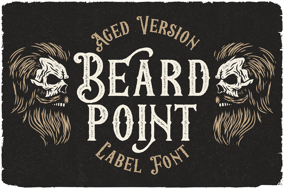 Beard Point Layered Font, a Blackletter Font by Vozzy Vintage Fonts (Photo 3 of 8)