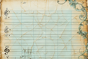 Vintage Music Sheets, a Pattern Graphic by Printable Treasure (Thumbnail 5 of 10)