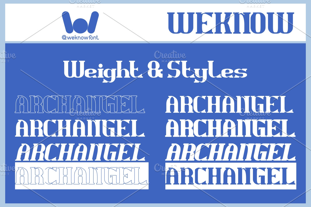 Archangel font, a Serif Font by weknow (Photo 7 of 8)