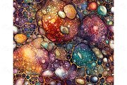 Seamless patterns with organic cells, a Pattern Graphic by Bubert Art (Thumbnail 4 of 7)