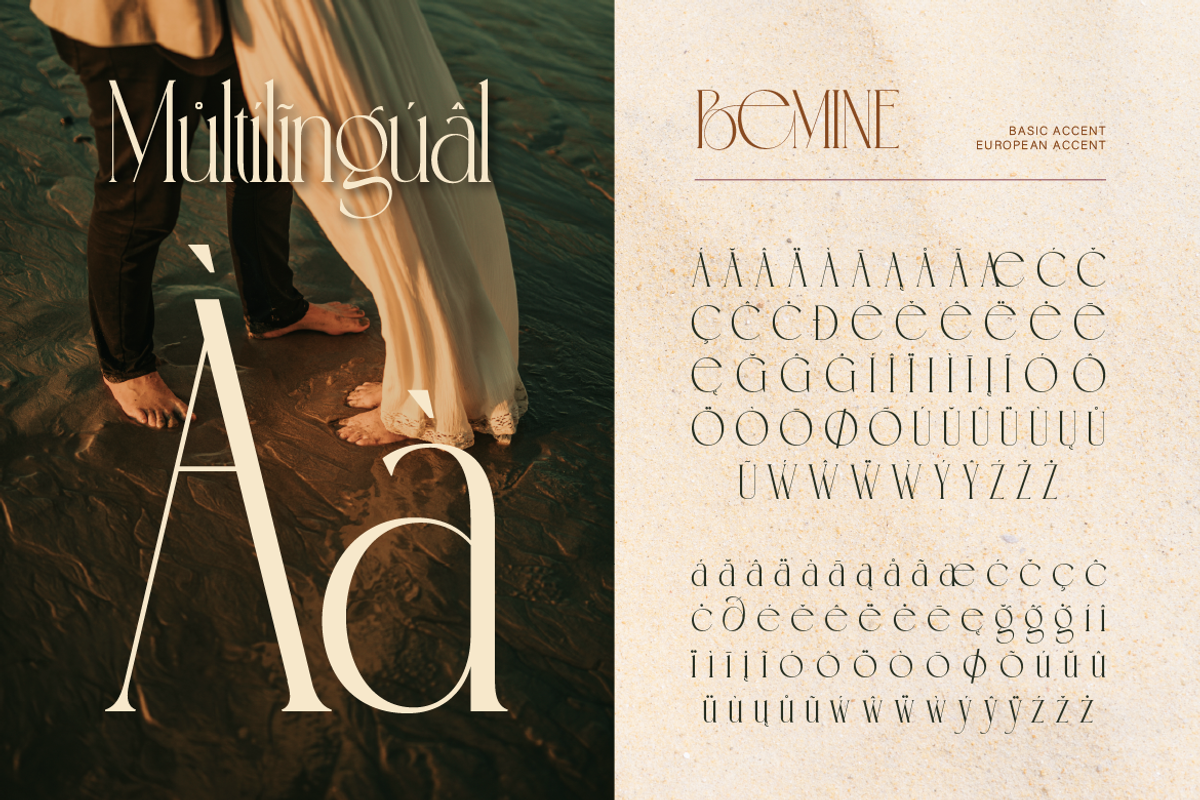 Bemine, a Serif Font by Burntilldead (Photo 11 of 12)